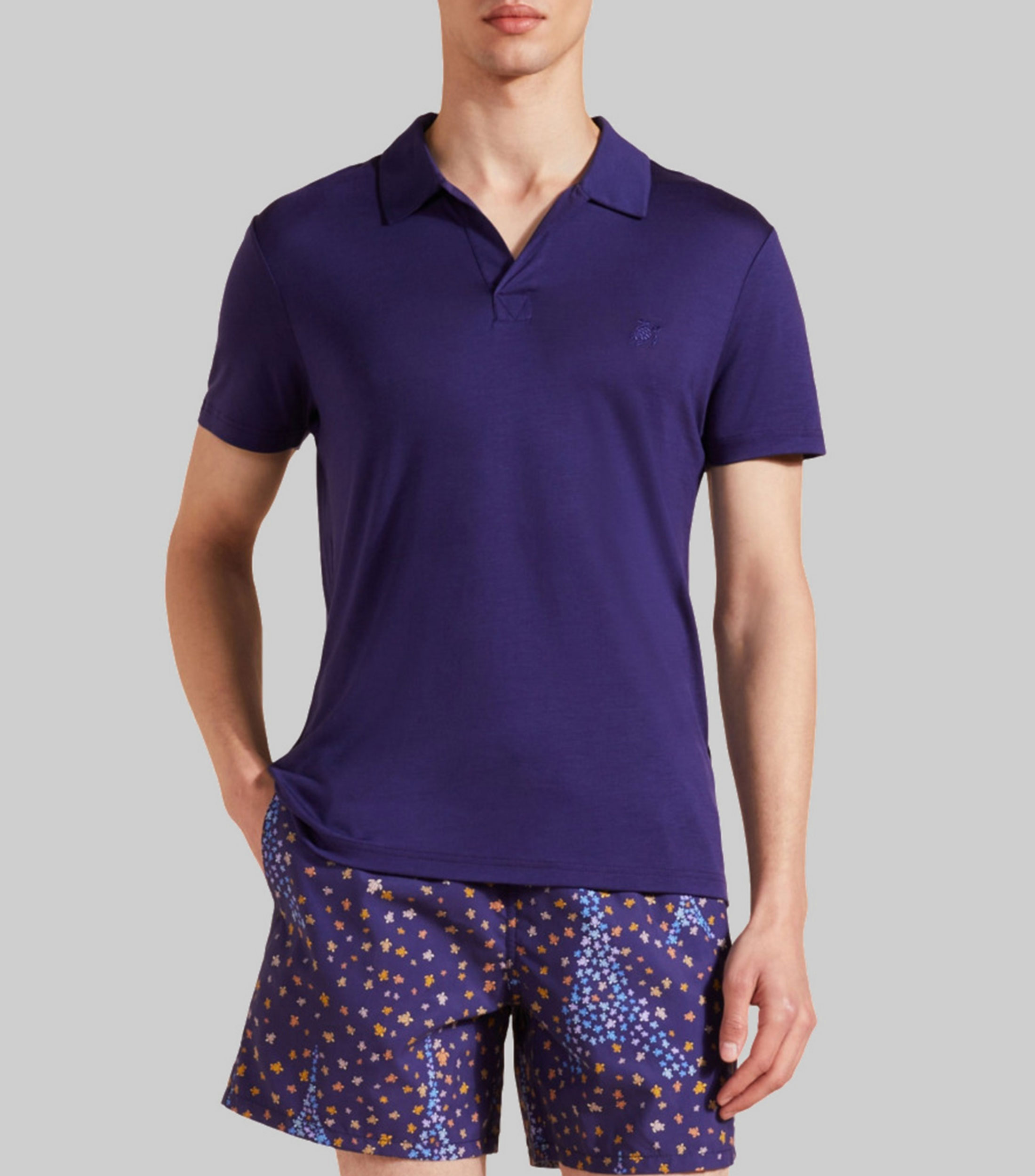 Playera tipo Polo de manga corta Hombre